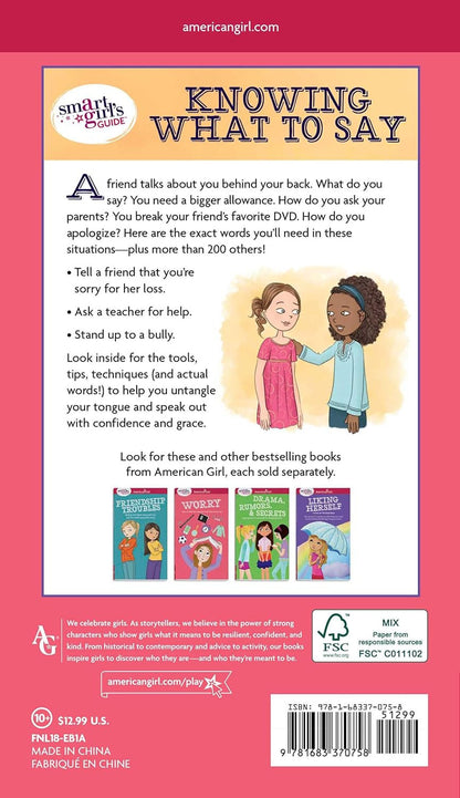 A Smart Girl'S Guide: Knowing What to Say: Finding the Words to Fit Any Situatio