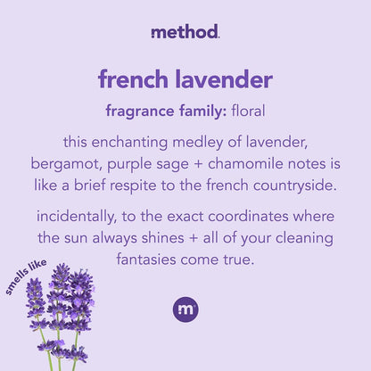 All-Purpose Cleaner Spray, French Lavender, Plant-Based and Biodegradable Formul