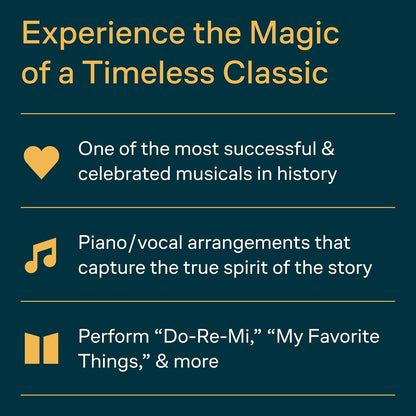 The Sound of Music Beginner'S Piano Book | Easy Piano Sheet Music for Piano, Voc