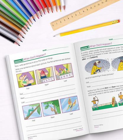 Spectrum Writing Workbook Grade 2, Ages 7 to 8, Second Grade Writing Workbook, I