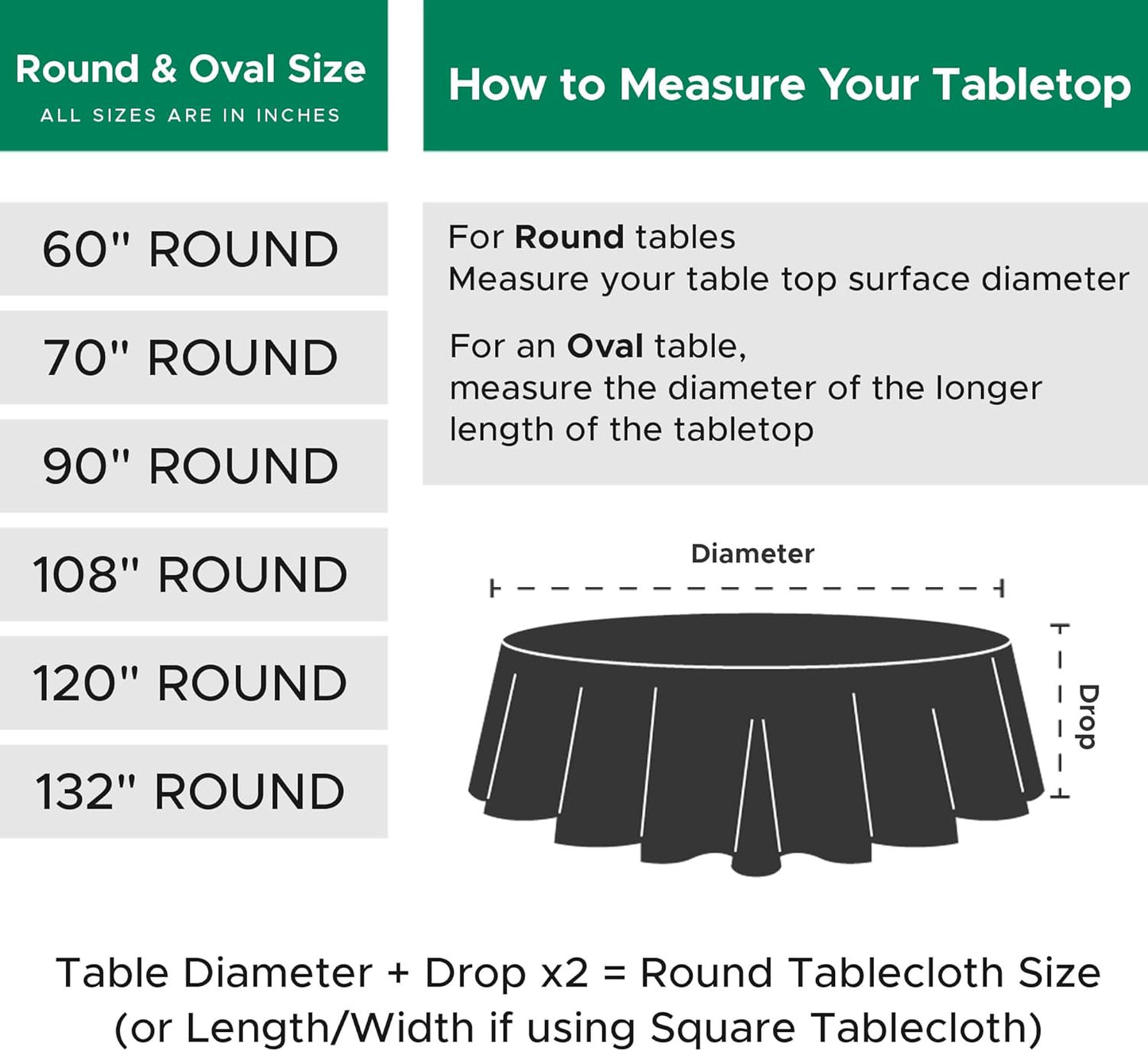 Textured Fabric round Christmas Table Cloths 108", Gold Water Resistant Table Co