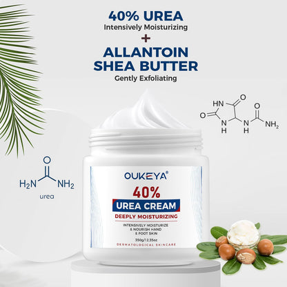 Urea Cream 40 Percent, Foot & Hand Cream for Dry Cracked, Urea Lotion for Feet M