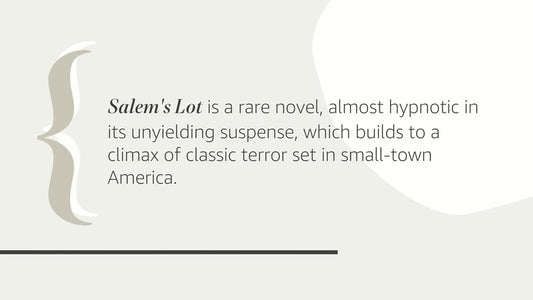 'Salem'S Lot (Package May Vary)