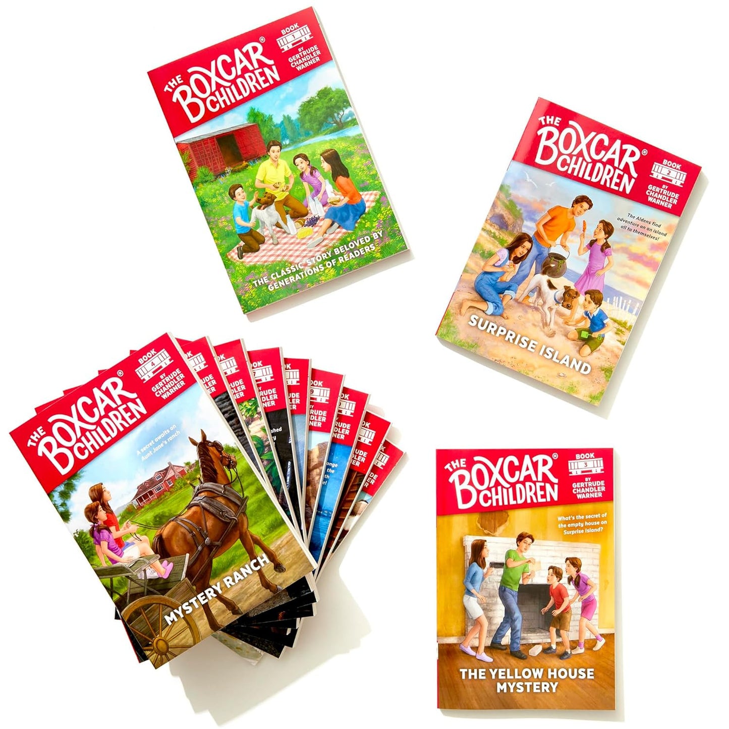 The Boxcar Children Bookshelf (The Boxcar Children Mysteries, Books 1-12)