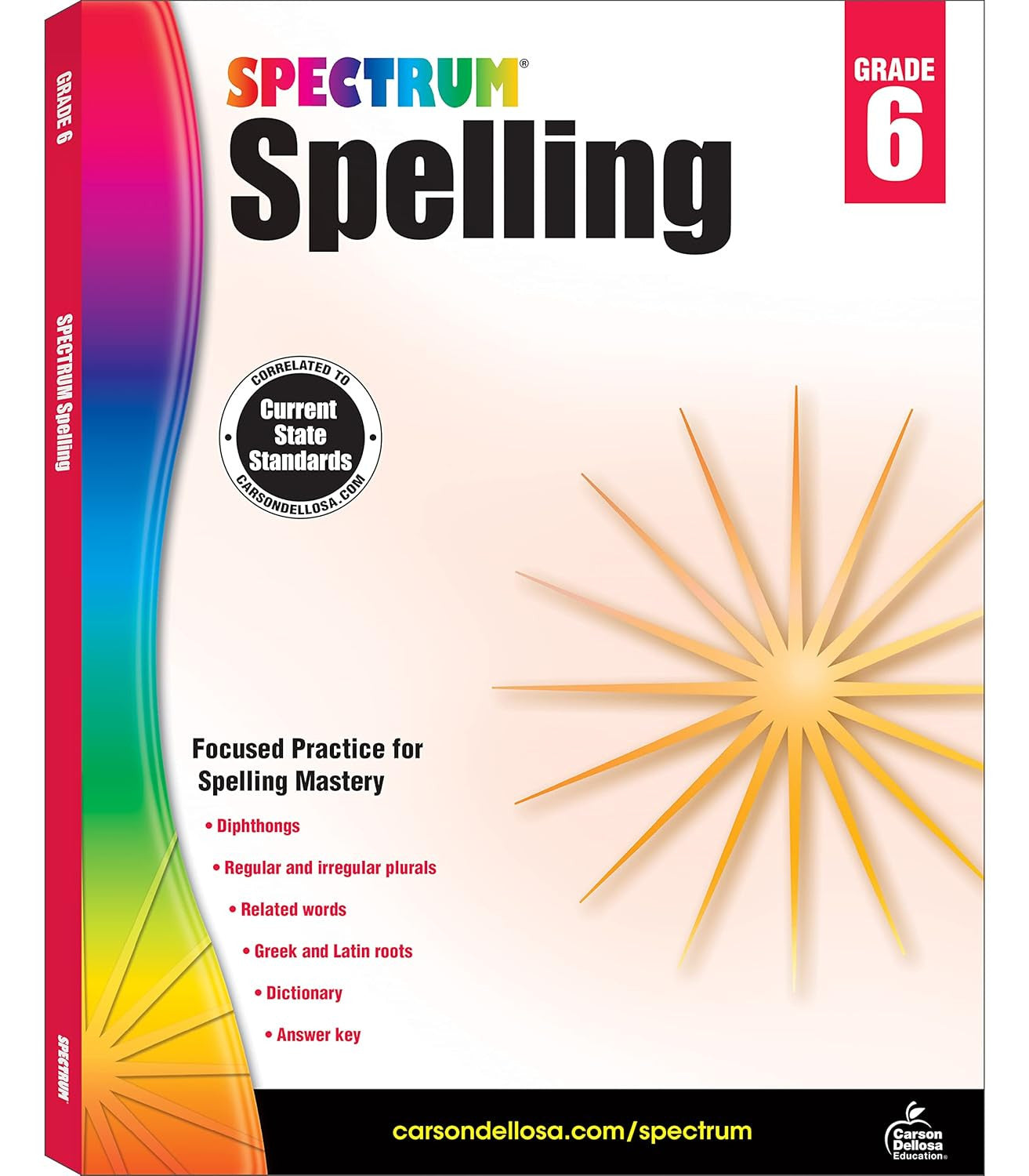 Spectrum Spelling Workbook Grade 6, Ages 11 to 12, Grade 6 Spelling, Handwriting