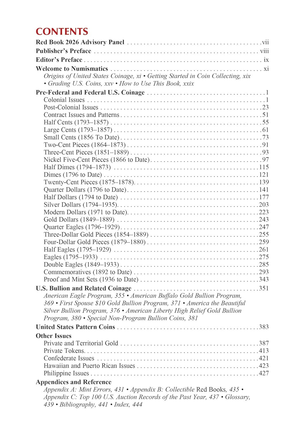 The 2026 Red Book: a Guide Book of United States Coins