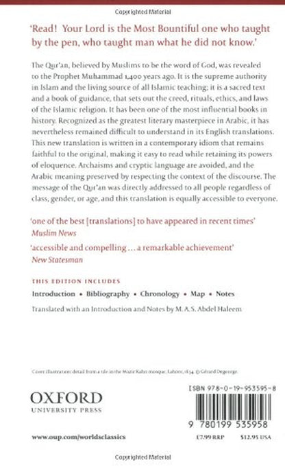 The Qur'An (Oxford World'S Classics)