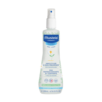 Mustela Baby Hair Styler & Skin Freshener - with Natural Avocado & Chamomile Wat
