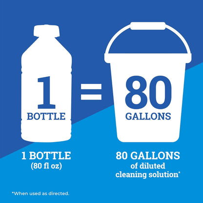 Multi-Surface Cleaner, , 2X Concentrated Formula, Lemon Fresh, 80 Fl Oz