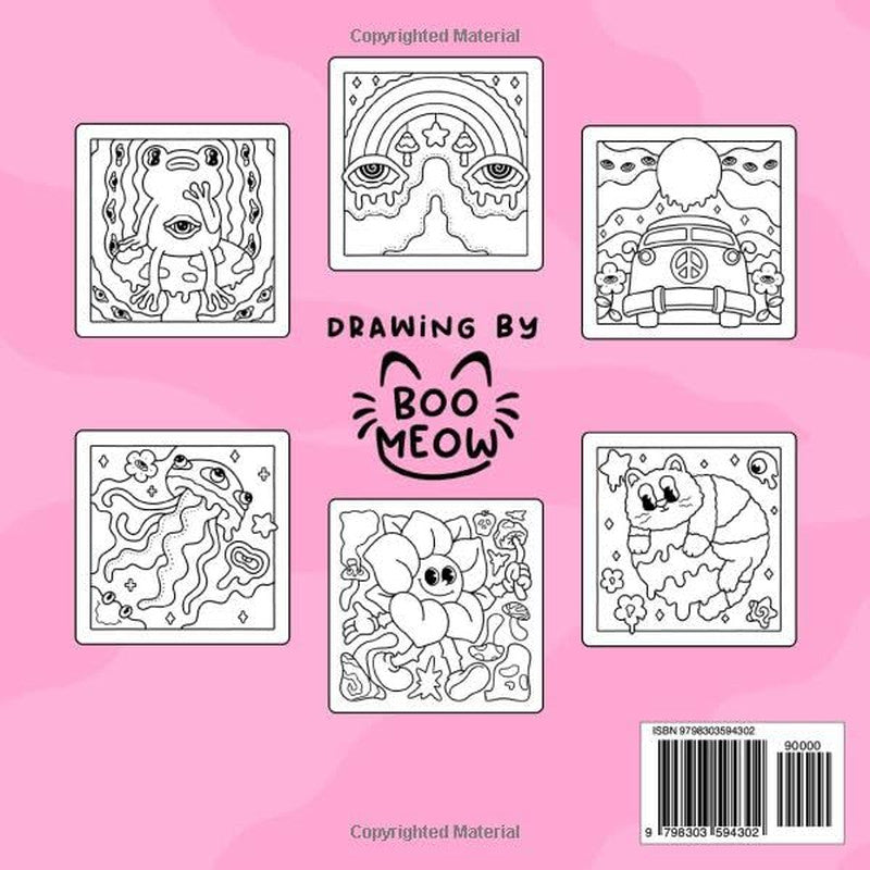Trippy Art: Coloring Book for Adults Featuring Psychedelic Art and Abstract Draw