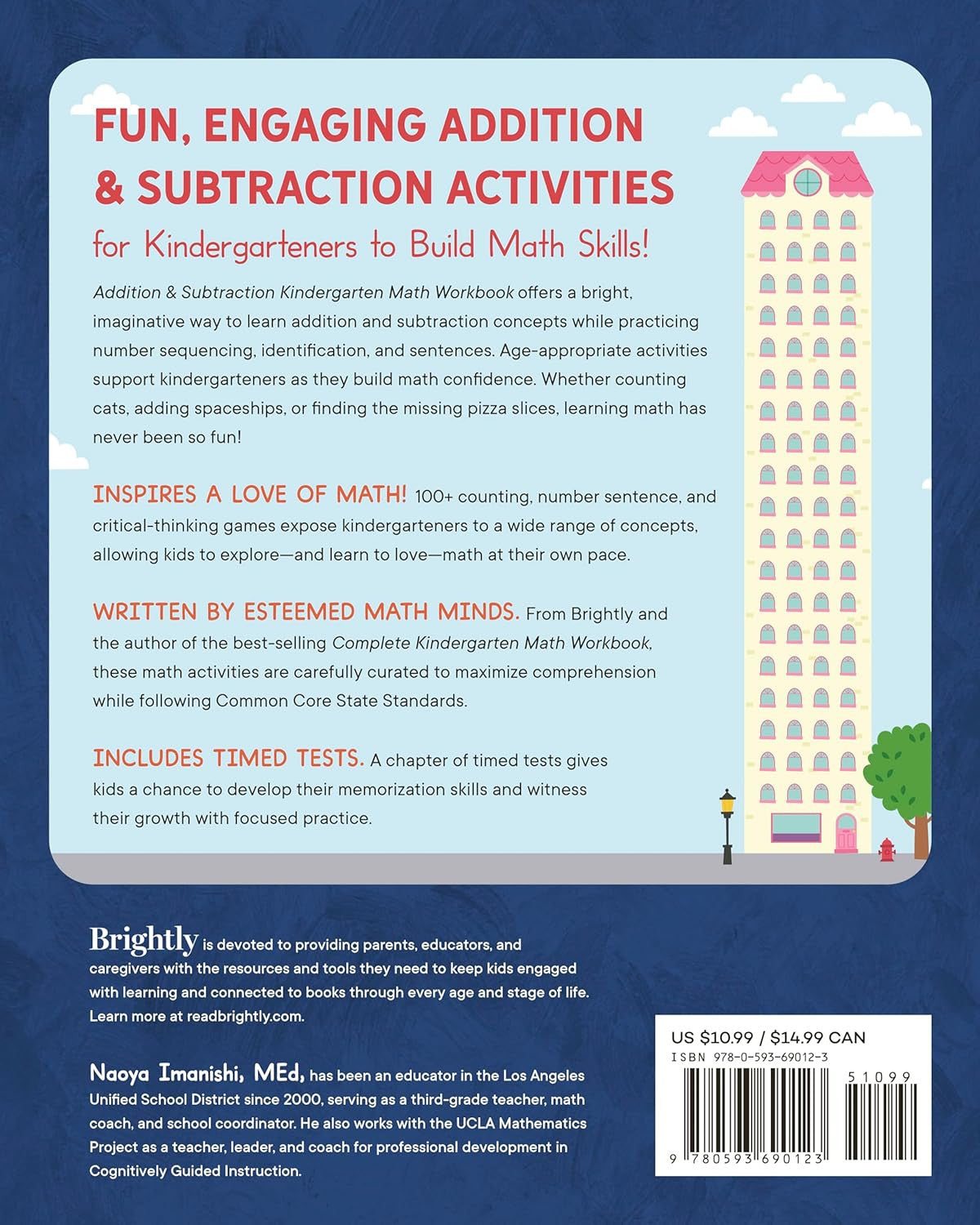 Addition and Subtraction Kindergarten Math Workbook: 100 Fun Activities to Build