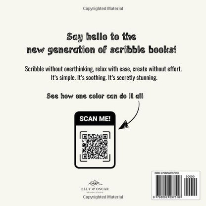 One Pen, One Color II: Adult Coloring Book, Single Color, Stress Free, Black & W