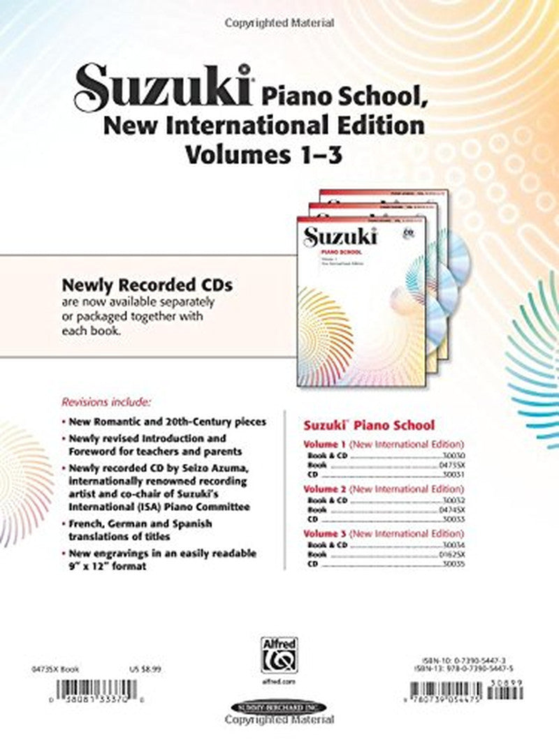 Suzuki Piano School, New International Edition, Vol. 1