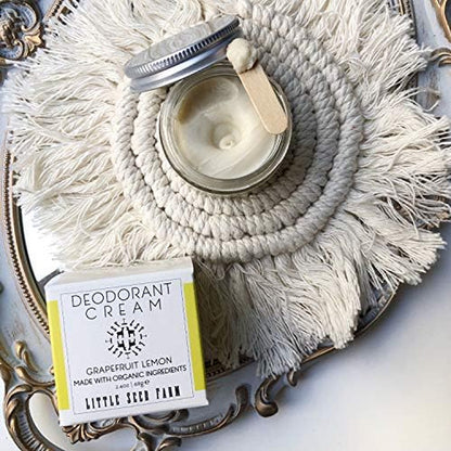 All Natural Deodorant Cream, Aluminum Free Deodorant for Women or Men, 2.4 Ounce