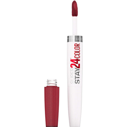Super Stay 24 2-Step Long Lasting Liquid Lipstick and Lip Balm, 930 City Ablaze,