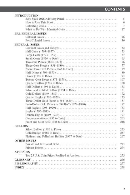 The 2026 Blue Book: Handbook of United States Coins