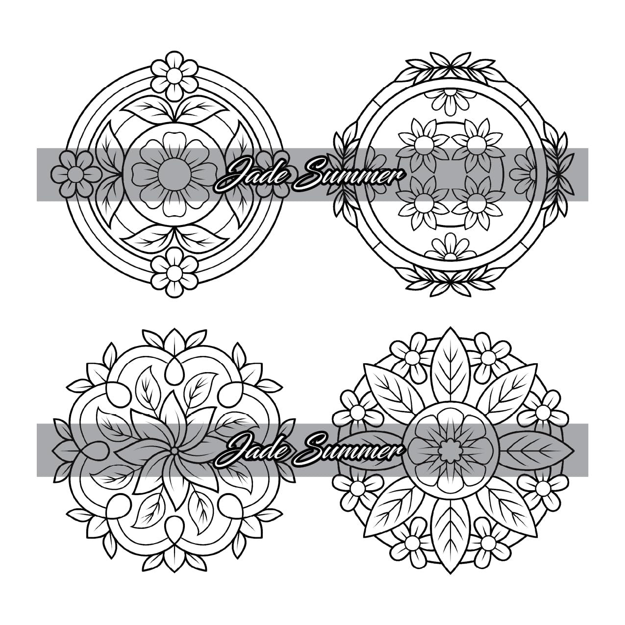 100 Mini Mandalas: a Mandala Coloring Book for Adults and Kids with Easy, Cute,