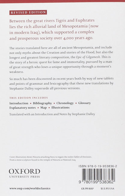 Myths from Mesopotamia: Creation, the Flood, Gilgamesh, and Others (Oxford World