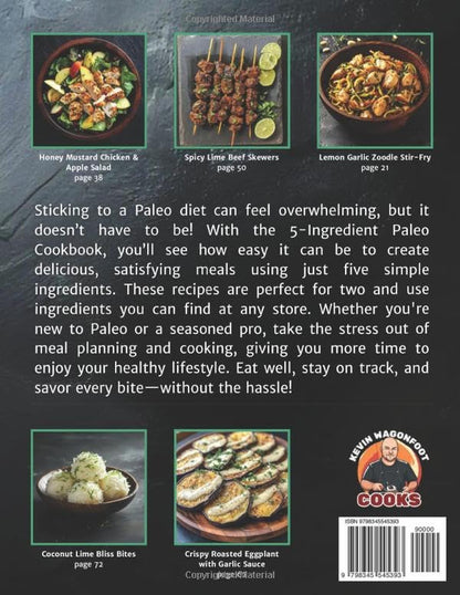 5-Ingredient Paleo Cookbook: Easy Healthy Paleo Recipes for Two (5-Ingredient Co