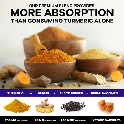 Turmeric Supplement Gummies Sugar Free - Turmeric Curcumin and Ginger Gummies wi