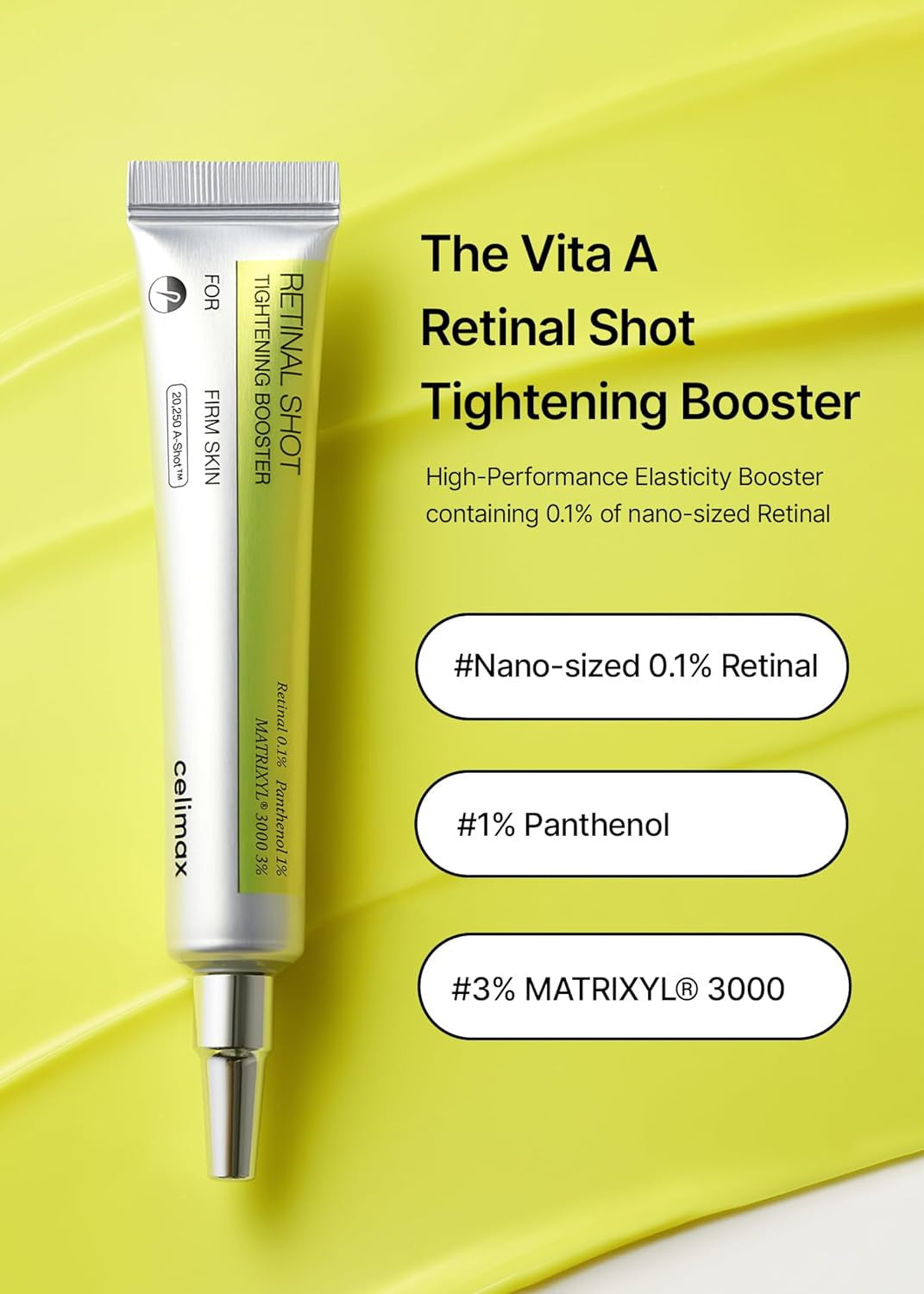 the Vita a Retinal Shot Tightening Booster | with Retinal 0.1%, Matryxyl 3%, Por