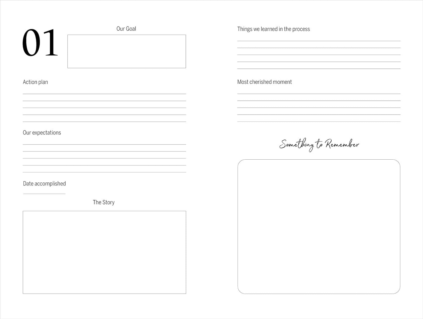 Our Bucket List: a Journal for Couples: Create Your Dream Life Together and Reco