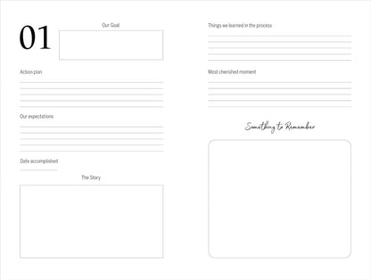 Our Bucket List: a Journal for Couples: Create Your Dream Life Together and Reco