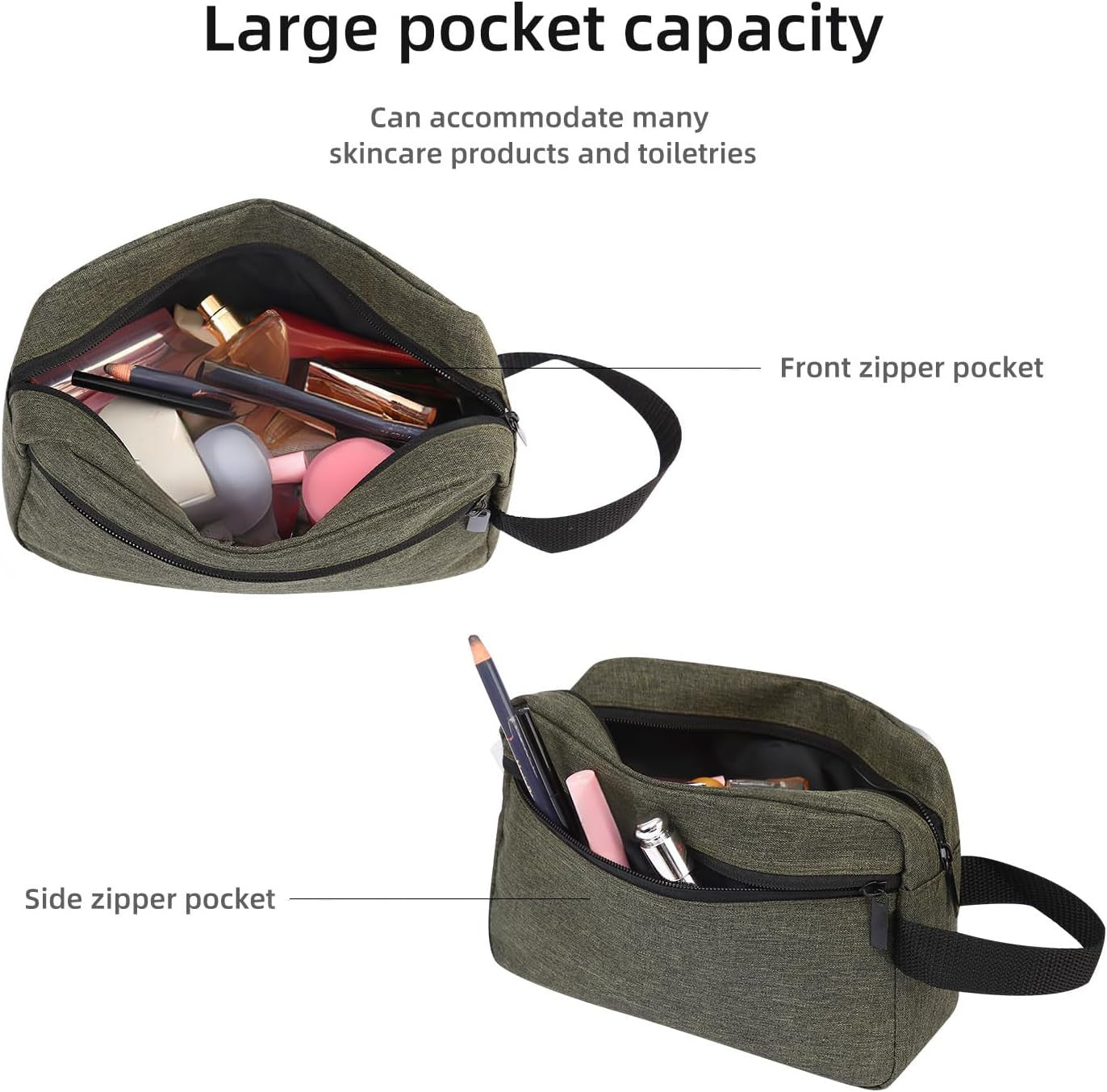 Travel Toiletry Bag Toiletry Bag for Women Men Hanging Cosmetic Bag Travel Acces