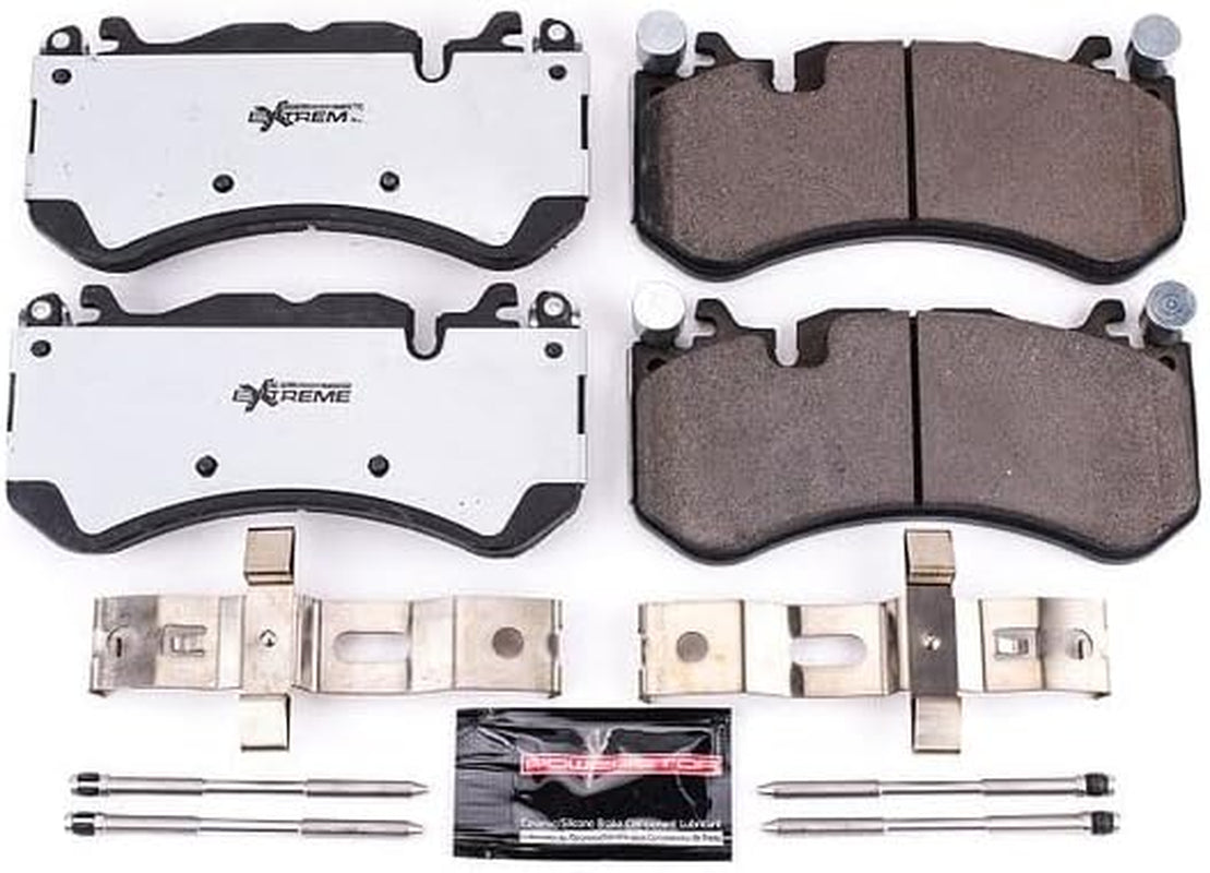 Z26-1291 Front Z26 Street Warrior Carbon Fiber-Ceramic Brake Pads with Hardware