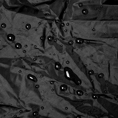 Titan Jet Black Poly 210T Car Cover for Mid-Size SUV 188-206". Waterproof, UV Protection, Scratch Resistant, Driver-Side Zippered Opening. Fits Explorer, Grand Cherokee and More.