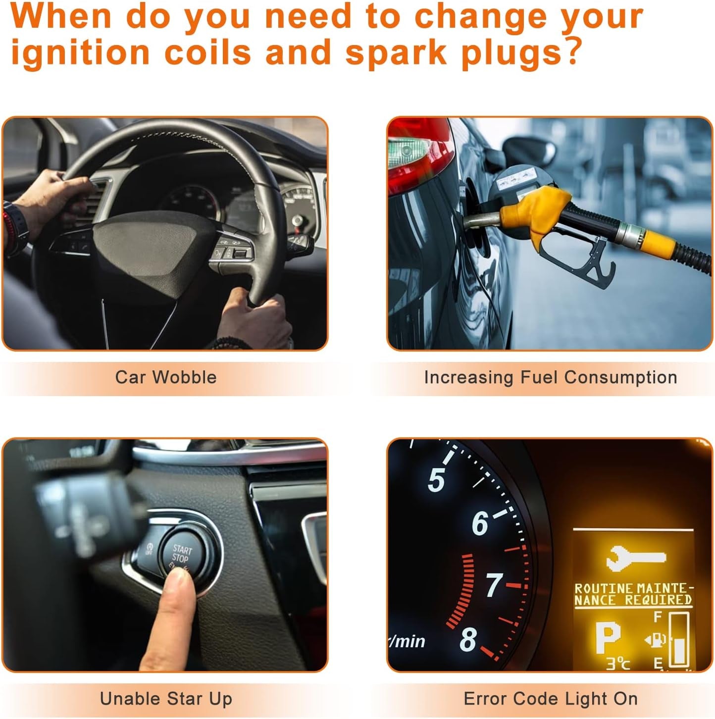 UF620 Ignition Coil Pack and Iridium Spark Plugs Compatible with Chevy Cruze 2011-2016, for Chevy Sonic 2012-2018, for Chevy Aveo 2009-2011, for Pontiac G3 2007-2010 1.6L 1.8L L4