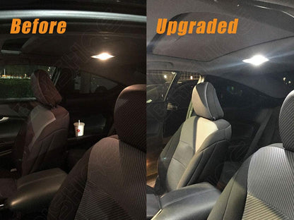 White Interior LED Lights Kit for Mazda CX-5 2013 2014 2015 2016 2017 2018 2019 2020 2021 2022 Super Bright 6000K LED Interior Light Bulbs Package + License Plate Lights and Install Tool