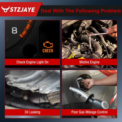 UF620 Ignition Coil &4504 Iridium Spark Plug Set of 4 Pack Compatible with Chevy Aveo 2009-2011,For Aveo5 2009-2011,For Cruze 2011-2015,For Cruze Limited 2016 Coil Pack