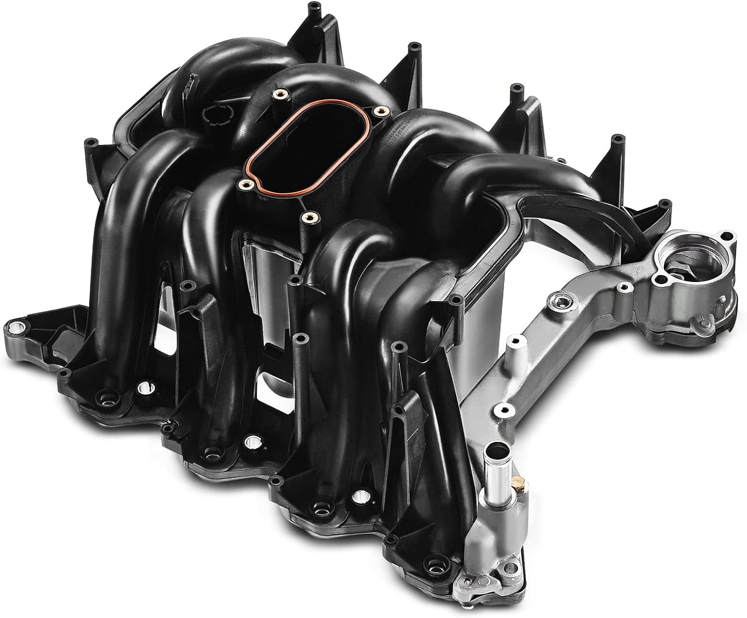 Upper Intake Manifold with Gaskets Thermostat Kits Compatible with Ford E/F Series, E150, E250, E350, E450, F150, F250, F350, Excursion, Expedition, 5.4L V8, Replace# 2L1Z-9424-AA