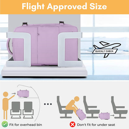 Taygeer Travel Backpack for Women, Carry On Backpack with USB Charging Port & Shoe Pouch, TSA 15.6inch Laptop Mochila Flight Approved, Nurse Bag Casual Daypack for Weekender Business Hiking, Pink