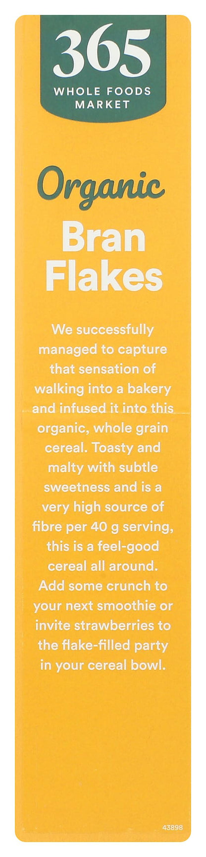 365 by Whole Foods Market, Organic Bran Flakes Cereal, 15 Ounce