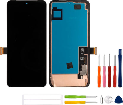 [with Bracket][Support Fingerprint Function] SWARK New OLED Display Replacement for Pixel 8 Pro LCD Display digitizer Touch Screen Assembly with Upgraded Repair Tools Kit