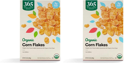 365 by Whole Foods Market, Organic Corn Flakes Cereal, 12 Ounce
