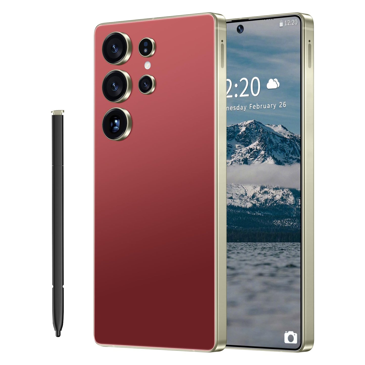 SZV I25 Ultra Unlocked Cell Phone,12+512GB 5G Unlocked Phone, Built in Pen Android 14 Battery 7000mAh 6.99" HD Screen Smartphone, Dual SIM/Face ID/Fingerprint Lock/GPS (Cyan, 12+512)