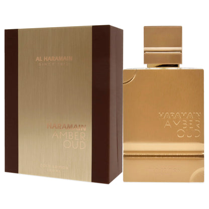 Al Haramain Al Harmain amber oud gold edition unisex 4.0 Ounce eau de parfum spray, 4.0 Ounce