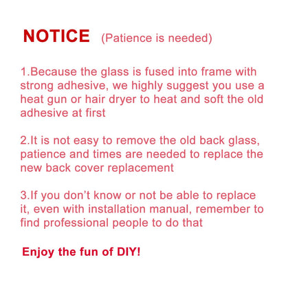 OEM Rear Back Glass Replacement (Pacific Blue) Compatible with iPhone 12 pro max 6.7 inches All Carriers with Pre-Installed Adhesive and Repairing Tool Kits