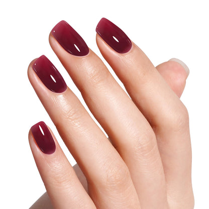 AILLSA Milky Pink Nude Gel Nail Polish, 15ml Translucent Soak Off UV LED Light Cure Gel Polish, Long Lasting for French Nail Art Salon DIY Manicure at Home