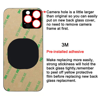 OEM Rear Cover Back Glass Replacement for iPhone 13 pro max 6.7 inches (Graphite) All Carriers with Pre-Installed Adhesive and Repairing Tool Kits