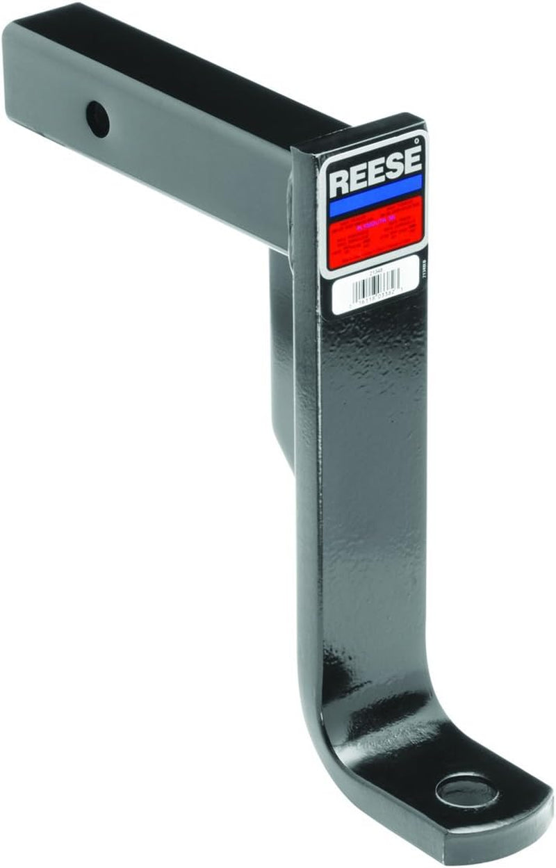 Towpower 21348 Trailer Hitch Ball Mount, Fits 2 Inch Square Receiver, 11 Inch Drop, 9.75 Inch Rise, 5,000 Lbs. Capacity, Black