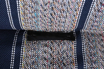 Universal Baja Saddle Blanket Bench Full Size Seat Cover Fits Ford, Chevrolet, Dodge, and Full Size Pickup Trucks (Blue)