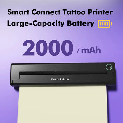A4 Thermal Printers Wireless Bluetooth Tattoos Printer Portable Mini Thermal Printer A4 Paper Photo Printer from Mobile Phone