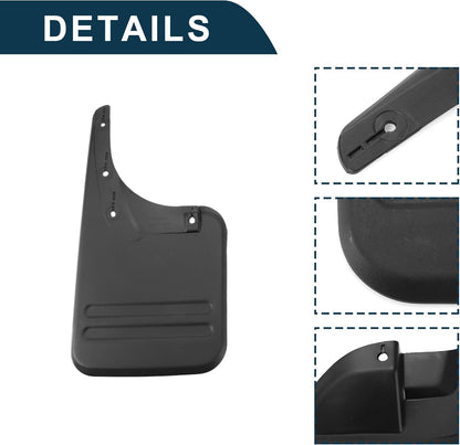 Mud Flaps Splash Guards for Toyota Hilux Vigo 2006-2014 2 Front & Rear Mud Guards W/Mount Accessories
