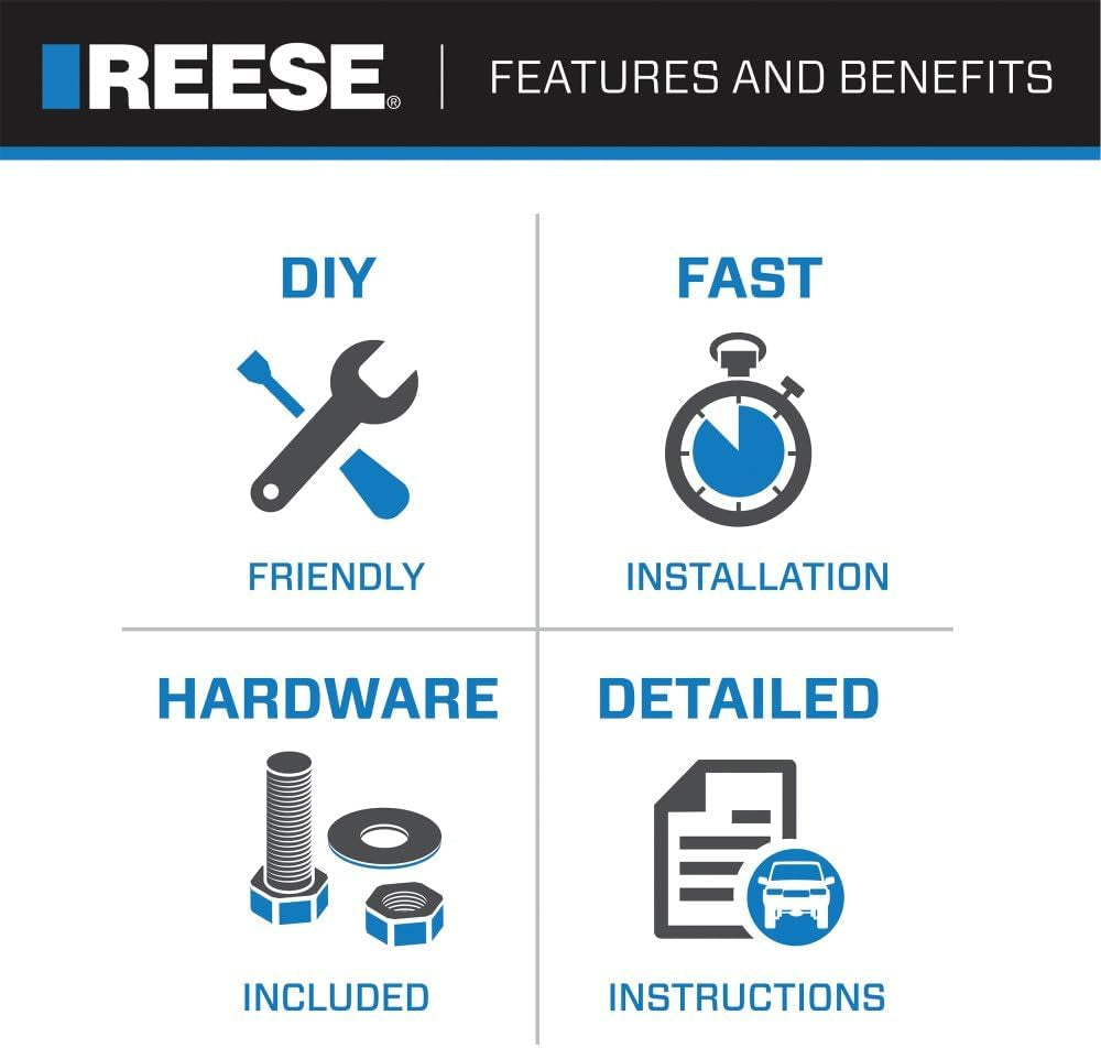Towpower Trailer Hitch Class IV, 2 In. Receiver, Compatible with Select Ford F-150