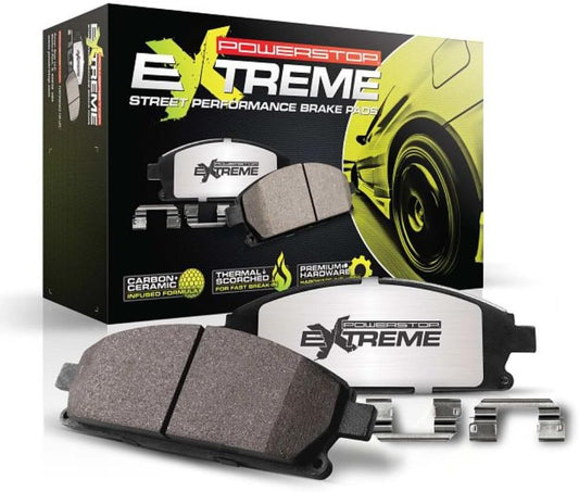 Z26-1291 Front Z26 Street Warrior Carbon Fiber-Ceramic Brake Pads with Hardware