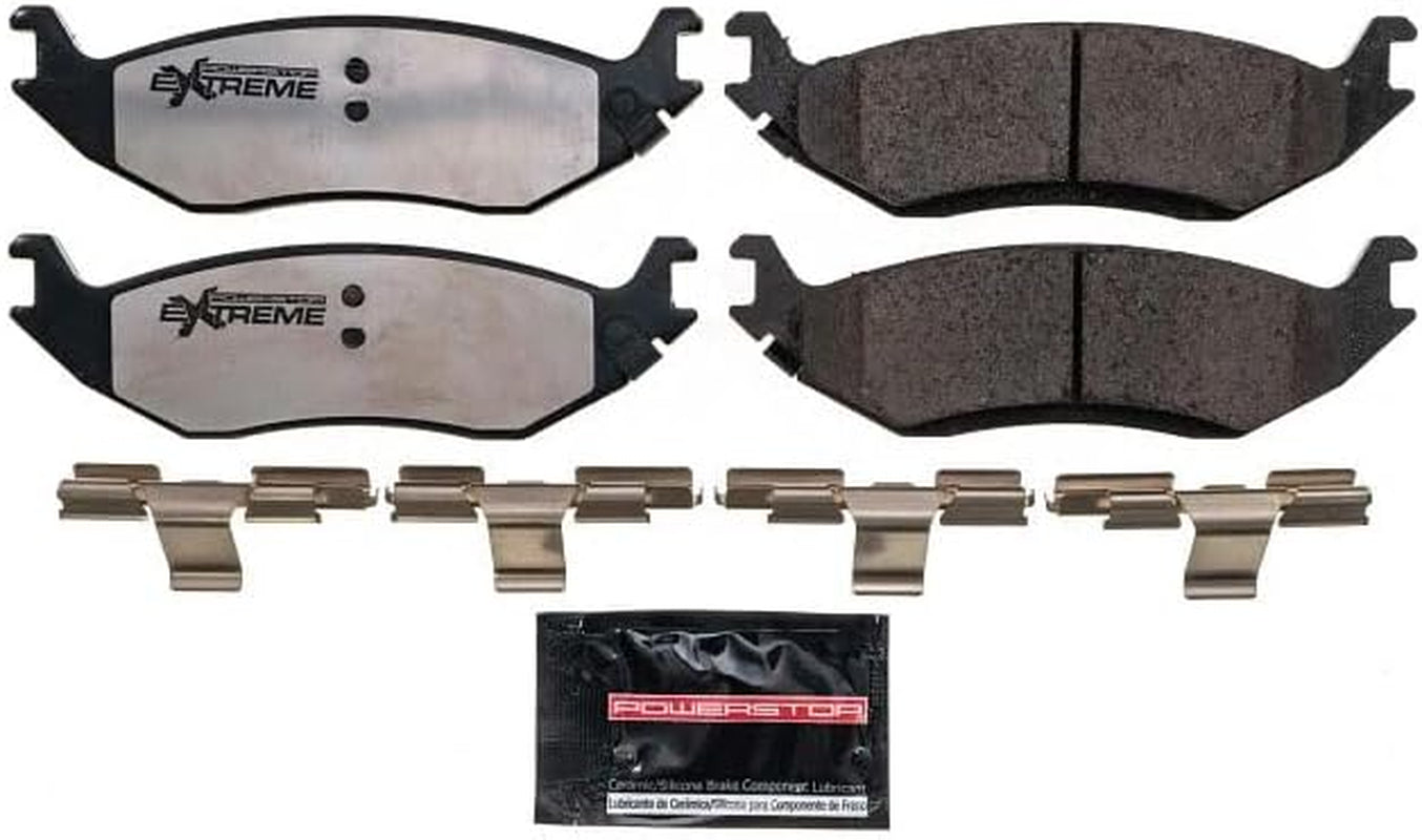 Z36-898 Rear Z36 Truck & Tow Carbon-Fiber Ceramic Brake Pads for 2007-2009 Chrysler Aspen | 2003 2009 Dodge Durango | 2002-2010 Dodge Ram 1500 Regular & Quad Cab | 2011-2022 Ram 1500